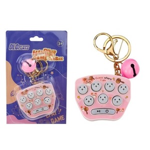 Gra elektroniczna kieszonkowa różowa