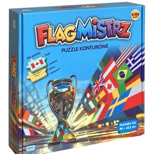 Gra Flagmistrz Puzzle konturowe