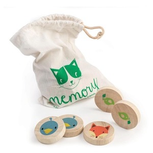 Gra memory Sprytny Kot drewniana