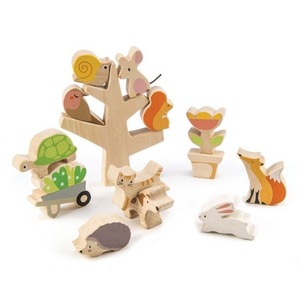 Gra zręcznościowa drewniana przyjaciele ogrodu