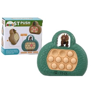 Gra Zręcznościowa pop It dinozaur konsola 4 tryby