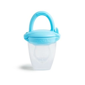 Gryzak silikonowy do podawania pokarmu Munchkin niebieski