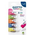 Gumki niepylące 5szt GIOTTO