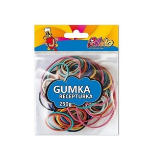 Gumki recepturki 250g mix kolorów