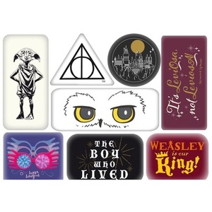Harry Potter Magnesy zestaw Symbole