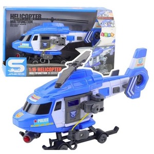 Helikopter policyjny akcesoria światło dżwięk 1:16
