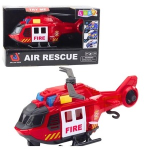 Helikopter strażacki z dżwigiem światło i dżwięk