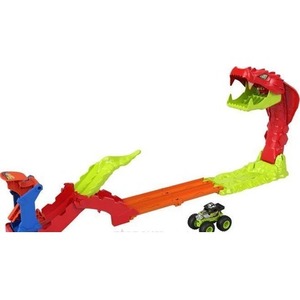 Hot Wheels Monster Trucks Mega skok Nokaut węża