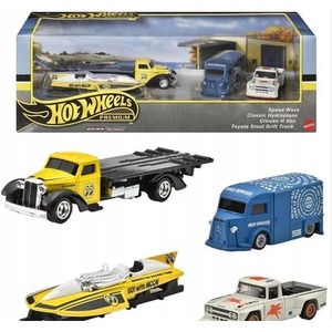 Hot Wheels Premium Diorama 4-pack mix
