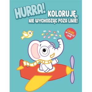 Hurra! Koloruję nie wychodząc poza linie - Słonik