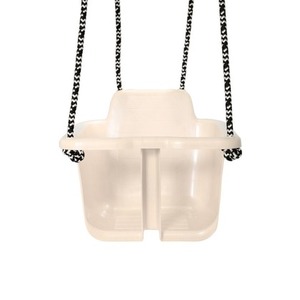 Huśtawka dziecięca ze sznurkami soft neutral