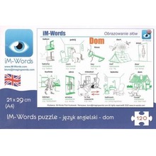 iM-Words Puzzle 120 Angielski - Dom