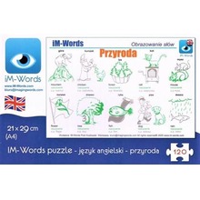 iM-Words Puzzle 120 Angielski - Przyroda