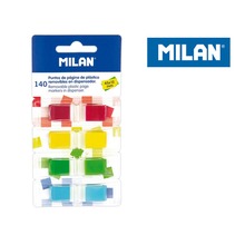 Indeksy transparentne Milan 45mmx12mm fluo 4 kolory