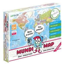 Interaktywna edukacyjna mapa świata dla dzieci MundiMap