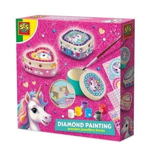 Jednorożec diamentowe malowanie na biżuterię