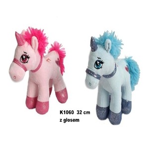 Jednorożec z głosem 32cm MIX