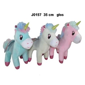 Jednorożec z głosem 35cm MIX