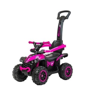 Jeździk z rączką różowy