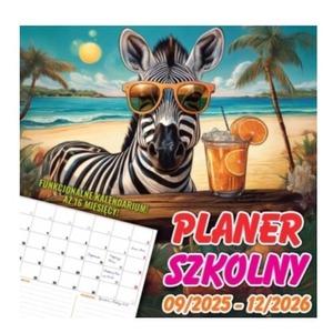 Kalendarz 2025/2026 trójdzielny planer szkolny