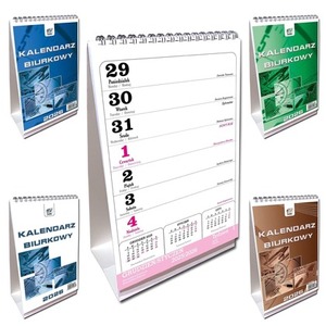 Kalendarz 2026 A5 biurkowy pionowy 1szt.mix