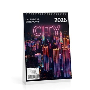 Kalendarz 2026 biurkowy City