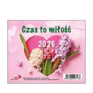 Kalendarz 2026 biurkowy Czas to miłość