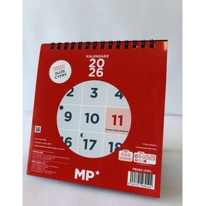 Kalendarz 2026 biurkowy motyw Main Paper