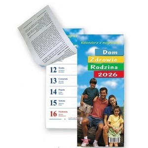 Kalendarz 2026 tyg. magnes Dom, Zdrowie, Rodzina