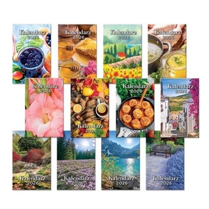 Kalendarz 2026 zdzierak 7,2x11,4cm MIX