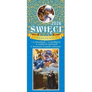 Kalendarz 2026 zdzierak Święci orędownicy