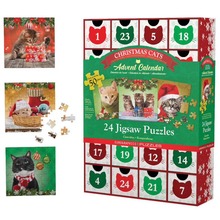 Kalendarz adwentowy 2022 puzzle Christmas Cats 8924-5737