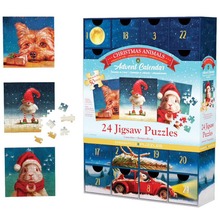 Kalendarz adwentowy 2022 puzzle Funny Christmas Animals 8924-5734
