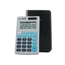 Kalkulator 8 pozycyjny szaro - niebieski MILAN