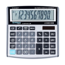 Kalkulator biurowy 10 cyfr. srebrny DONAU