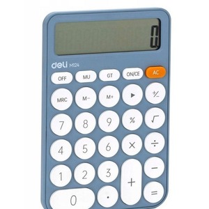 Kalkulator M124 12-pozycyjny niebieski DELI