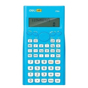 Kalkulator naukowy 12-cyfrowy niebieski DELI