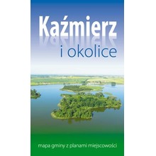 Kaźmierz i okolice - mapa gminy z planami miejscowości