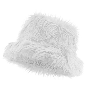 Kapelusz futrzany biały