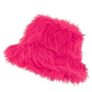 Kapelusz futrzany różowy