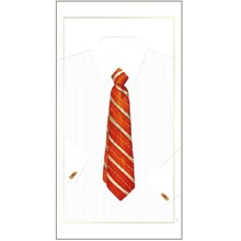 Karnet 12x23 G05 41A 036 + koperta Krawat czerwony