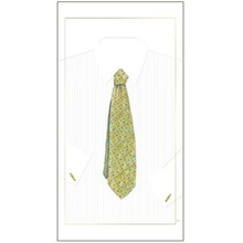 Karnet 12x23 G05 41A 037 + koperta Krawat zielony