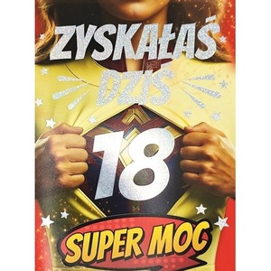 Karnet 3K 18 Urodziny