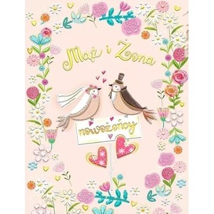 Karnet A5 Ślub Pan i Pani Słowikowa