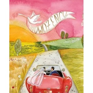 Karnet A5 Ślub Zachód słońca