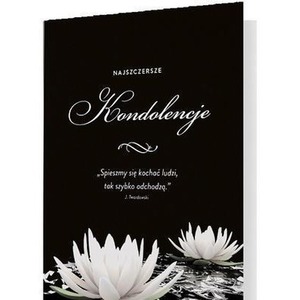 Karnet B6 Kondolencje