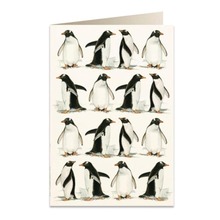 Karnet B6 + koperta 5608 Pingwiny