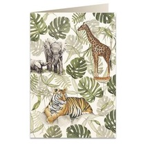 Karnet B6 + koperta 6028 Zwierzęta safari