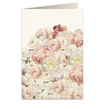 Karnet B6 + koperta 7521 Białe róże