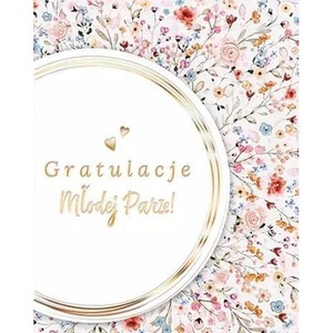 Karnet B6 Ślub Kwiatowa
